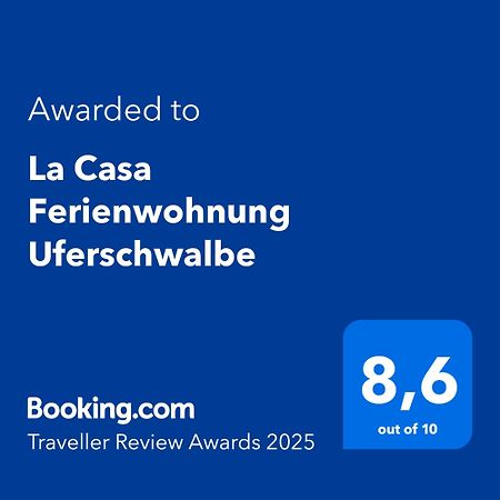 La Casa Ferienwohnung Uferschwalbe Steinberg  Buitenkant foto